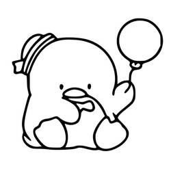 Раскраска: Tuxedo Sam (Персонажи Мультфильмов) #220181 - Бесплатные раскраски для печати