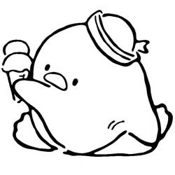 Раскраска: Tuxedo Sam (Персонажи Мультфильмов) #220188 - Бесплатные раскраски для печати