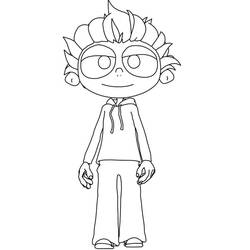 Раскраска: Анджело правит (Мультфильмы и Анимационные Шоу) #194537 - Бесплатные раскраски для печати