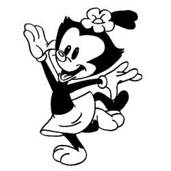 Раскраска: Аниманьяки (Мультфильмы и Анимационные Шоу) #48316 - Бесплатные раскраски для печати