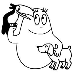 Раскраска: Barbapapa (Мультфильмы и Анимационные Шоу) #36621 - Бесплатные раскраски для печати