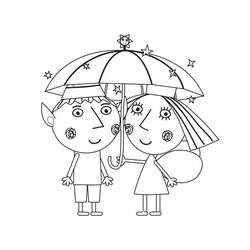 Раскраски: Ben и Holly's Little Kingdom - Бесплатные раскраски для печати