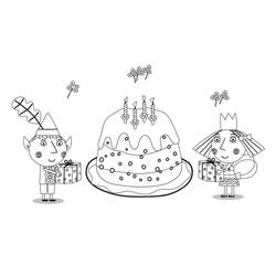 Раскраска: Ben и Holly's Little Kingdom (Мультфильмы и Анимационные Шоу) #199095 - Бесплатные раскраски для печати