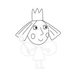 Раскраска: Ben и Holly's Little Kingdom (Мультфильмы и Анимационные Шоу) #199102 - Бесплатные раскраски для печати