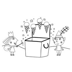 Раскраска: Ben и Holly's Little Kingdom (Мультфильмы и Анимационные Шоу) #199114 - Бесплатные раскраски для печати