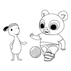 Раскраска: Bing и Flop (Мультфильмы и Анимационные Шоу) #185024 - Бесплатные раскраски для печати