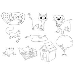 Раскраска: Bing и Flop (Мультфильмы и Анимационные Шоу) #185044 - Бесплатные раскраски для печати