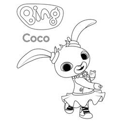 Раскраска: Bing и Flop (Мультфильмы и Анимационные Шоу) #185050 - Бесплатные раскраски для печати
