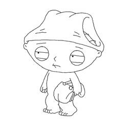 Раскраска: Гриффины (Мультфильмы и Анимационные Шоу) #48742 - Бесплатные раскраски для печати