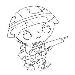 Раскраска: Гриффины (Мультфильмы и Анимационные Шоу) #48766 - Бесплатные раскраски для печати