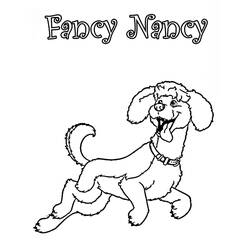 Раскраски: Fancy Nancy - Бесплатные раскраски для печати