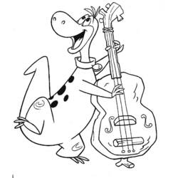 Раскраска: Флинтстоуны (Мультфильмы и Анимационные Шоу) #29513 - Бесплатные раскраски для печати