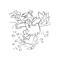 Раскраска: Флинтстоуны (Мультфильмы и Анимационные Шоу) #29547 - Бесплатные раскраски для печати