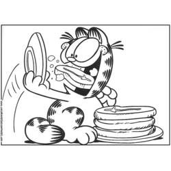 Раскраска: Гарфилд (Мультфильмы и Анимационные Шоу) #26207 - Бесплатные раскраски для печати