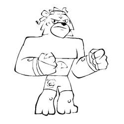 Раскраски: Гу Джит Зу - Бесплатные раскраски для печати