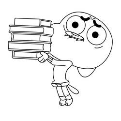 Раскраска: Gumball (Мультфильмы и Анимационные Шоу) #188510 - Бесплатные раскраски для печати