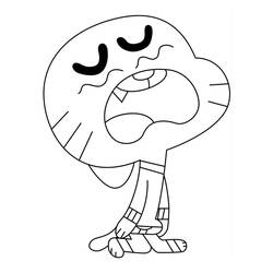 Раскраска: Gumball (Мультфильмы и Анимационные Шоу) #188514 - Бесплатные раскраски для печати