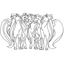 Раскраска: Horseland (Мультфильмы и Анимационные Шоу) #53802 - Бесплатные раскраски для печати
