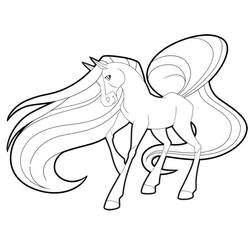 Раскраска: Horseland (Мультфильмы и Анимационные Шоу) #53889 - Бесплатные раскраски для печати