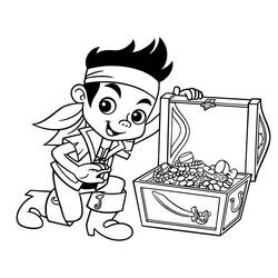 Раскраски: Jake и the Pirates - Бесплатные раскраски для печати