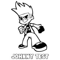 Раскраска: Johnny Test (Мультфильмы и Анимационные Шоу) #203260 - Бесплатные раскраски для печати