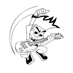 Раскраска: Johnny Test (Мультфильмы и Анимационные Шоу) #203274 - Бесплатные раскраски для печати