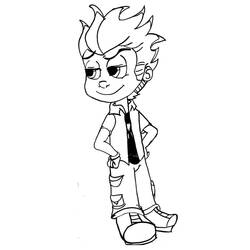 Раскраска: Johnny Test (Мультфильмы и Анимационные Шоу) #203275 - Бесплатные раскраски для печати
