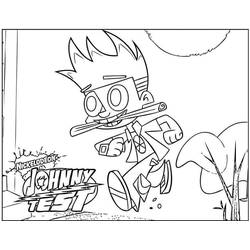 Раскраска: Johnny Test (Мультфильмы и Анимационные Шоу) #203279 - Бесплатные раскраски для печати