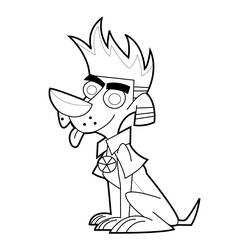Раскраска: Johnny Test (Мультфильмы и Анимационные Шоу) #35178 - Бесплатные раскраски для печати