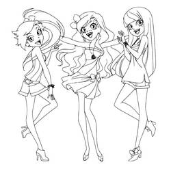 Раскраски: LoliRock - Бесплатные раскраски для печати