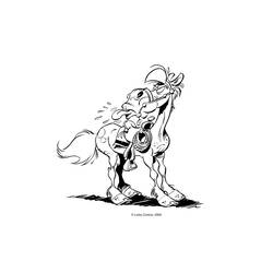 Раскраска: Lucky Luke (Мультфильмы и Анимационные Шоу) #25591 - Бесплатные раскраски для печати