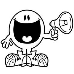 Раскраска: Мистер Мен Шоу (Мультфильмы и Анимационные Шоу) #45520 - Бесплатные раскраски для печати