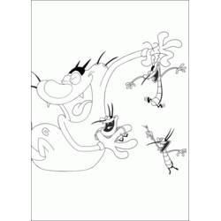 Раскраска: Oggy и the Cockroaches (Мультфильмы и Анимационные Шоу) #37989 - Бесплатные раскраски для печати