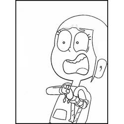 Раскраски: Oscar и Malika - Бесплатные раскраски для печати