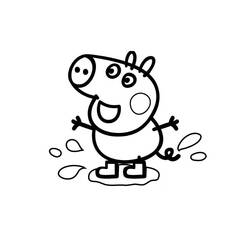Раскраска: Peppa Pig (Мультфильмы и Анимационные Шоу) #43988 - Бесплатные раскраски для печати