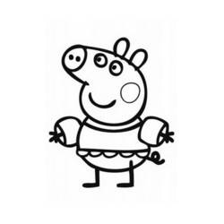 Раскраска: Peppa Pig (Мультфильмы и Анимационные Шоу) #43998 - Бесплатные раскраски для печати