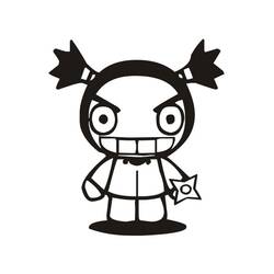 Раскраска: Pucca (Мультфильмы и Анимационные Шоу) #186616 - Бесплатные раскраски для печати