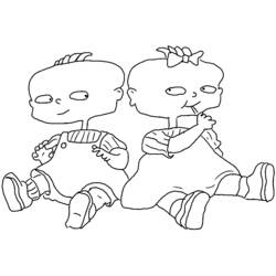 Раскраска: Ох уж эти детки (Мультфильмы и Анимационные Шоу) #52886 - Бесплатные раскраски для печати