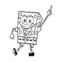 Раскраска: SquareBob SquarePants (Мультфильмы и Анимационные Шоу) #33370 - Бесплатные раскраски для печати
