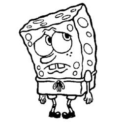 Раскраска: SquareBob SquarePants (Мультфильмы и Анимационные Шоу) #33478 - Бесплатные раскраски для печати