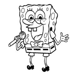 Раскраска: SquareBob SquarePants (Мультфильмы и Анимационные Шоу) #33499 - Бесплатные раскраски для печати