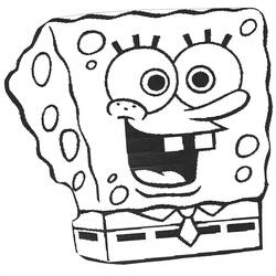 Раскраска: SquareBob SquarePants (Мультфильмы и Анимационные Шоу) #33510 - Бесплатные раскраски для печати