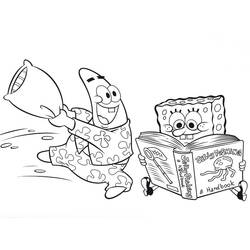 Раскраска: SquareBob SquarePants (Мультфильмы и Анимационные Шоу) #33511 - Бесплатные раскраски для печати