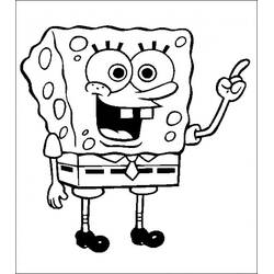 Раскраска: SquareBob SquarePants (Мультфильмы и Анимационные Шоу) #33515 - Бесплатные раскраски для печати