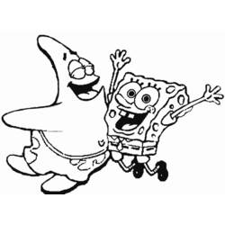 Раскраска: SquareBob SquarePants (Мультфильмы и Анимационные Шоу) #33641 - Бесплатные раскраски для печати