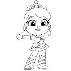 Раскраски: Talia и the Rainbow Kingdom - Бесплатные раскраски для печати