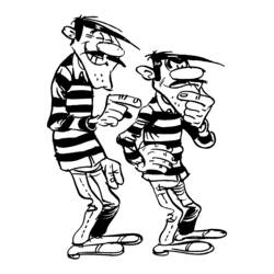 Раскраска: The Daltons (Мультфильмы и Анимационные Шоу) #51907 - Бесплатные раскраски для печати