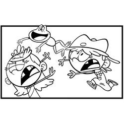 Раскраска: The Loud House (Мультфильмы и Анимационные Шоу) #184860 - Бесплатные раскраски для печати