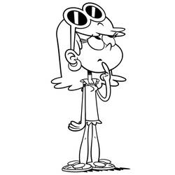 Раскраска: The Loud House (Мультфильмы и Анимационные Шоу) #184875 - Бесплатные раскраски для печати