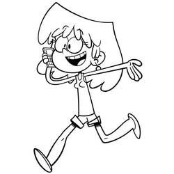 Раскраска: The Loud House (Мультфильмы и Анимационные Шоу) #184883 - Бесплатные раскраски для печати